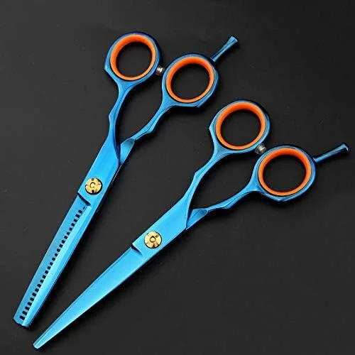 ست قیچی آرایشگری حرفه ای LOCZEK - 6.5 اینچ - 1 قیچی کوتاهی، 1 قیچی پیتاژ (2 قیچی) ابزار آرایشگری ست قیچی آرایشگری حرفه ای LOCZEK - 6.5 اینچ - 1 قیچی کوتاهی، 1 قیچی پیتاژ (2 قیچی) ابزار آرایشگری