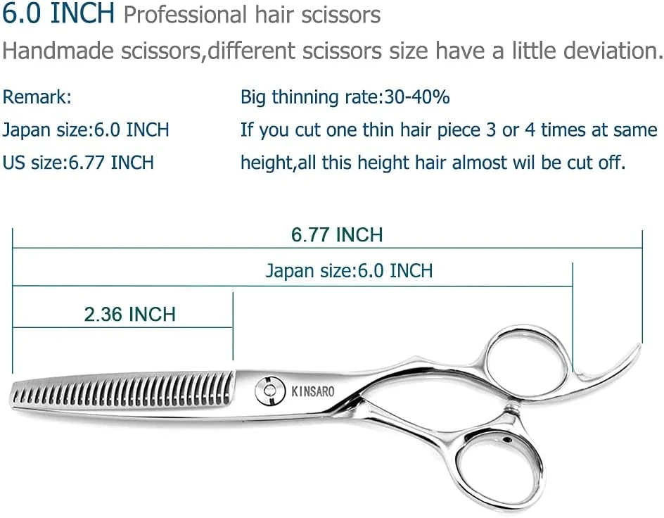قیچی پیتاژ موی مردانه کینسارو 6 اینچی، قیچی اصلاح مو، قیچی پیتاژ آرایشگری قیچی پیتاژ موی مردانه کینسارو 6 اینچی، قیچی اصلاح مو، قیچی پیتاژ آرایشگری
