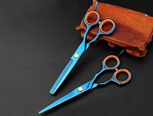 ست قیچی آرایشگری حرفه ای LOCZEK - 6.5 اینچ - 1 قیچی کوتاهی، 1 قیچی پیتاژ (2 قیچی) ابزار آرایشگری ست قیچی آرایشگری حرفه ای LOCZEK - 6.5 اینچ - 1 قیچی کوتاهی، 1 قیچی پیتاژ (2 قیچی) ابزار آرایشگری