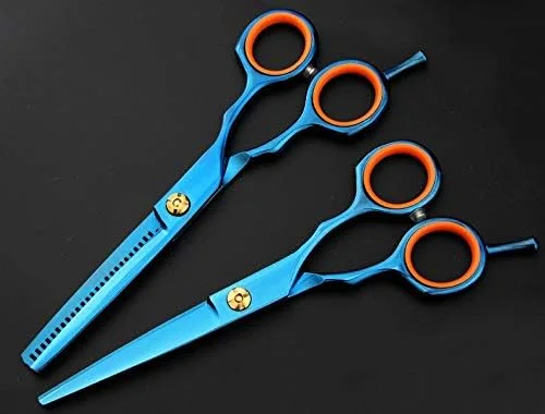 ست قیچی آرایشگری حرفه ای LOCZEK - 6.5 اینچ - 1 قیچی کوتاهی، 1 قیچی پیتاژ (2 قیچی) ابزار آرایشگری ست قیچی آرایشگری حرفه ای LOCZEK - 6.5 اینچ - 1 قیچی کوتاهی، 1 قیچی پیتاژ (2 قیچی) ابزار آرایشگری