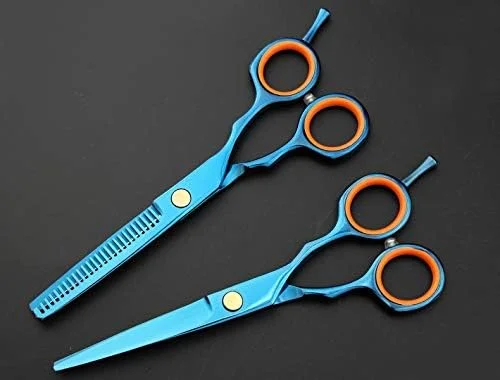 ست قیچی آرایشگری حرفه ای LOCZEK - 6.5 اینچ - 1 قیچی کوتاهی، 1 قیچی پیتاژ (2 قیچی) ابزار آرایشگری ست قیچی آرایشگری حرفه ای LOCZEK - 6.5 اینچ - 1 قیچی کوتاهی، 1 قیچی پیتاژ (2 قیچی) ابزار آرایشگری