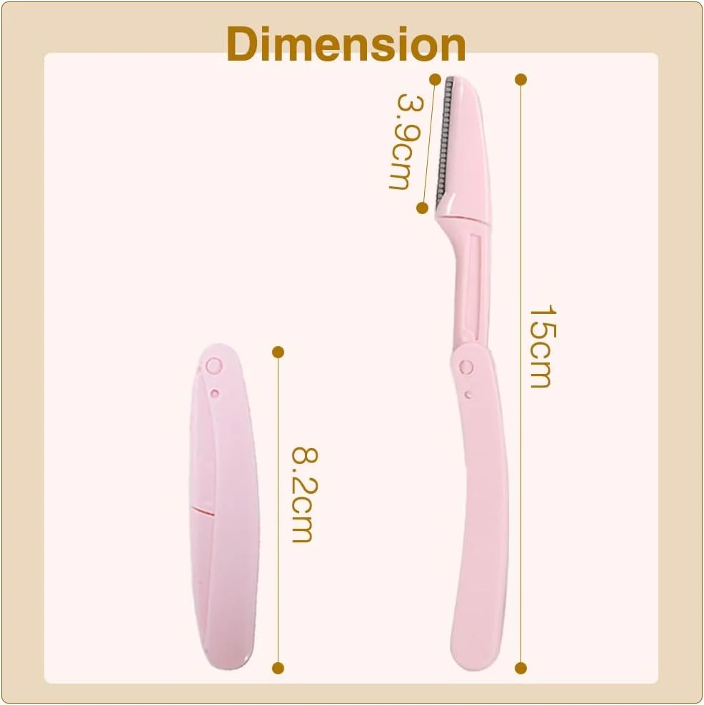 ست 3 عددی تیغ ابرو تاشو مناسب برای اصلاح ابرو، از بین بردن موهای صورت و لایه برداری پوست صورت برای خانم ها و آقایان ست 3 عددی تیغ ابرو تاشو مناسب برای اصلاح ابرو، از بین بردن موهای صورت و لایه برداری پوست صورت برای خانم ها و آقایان