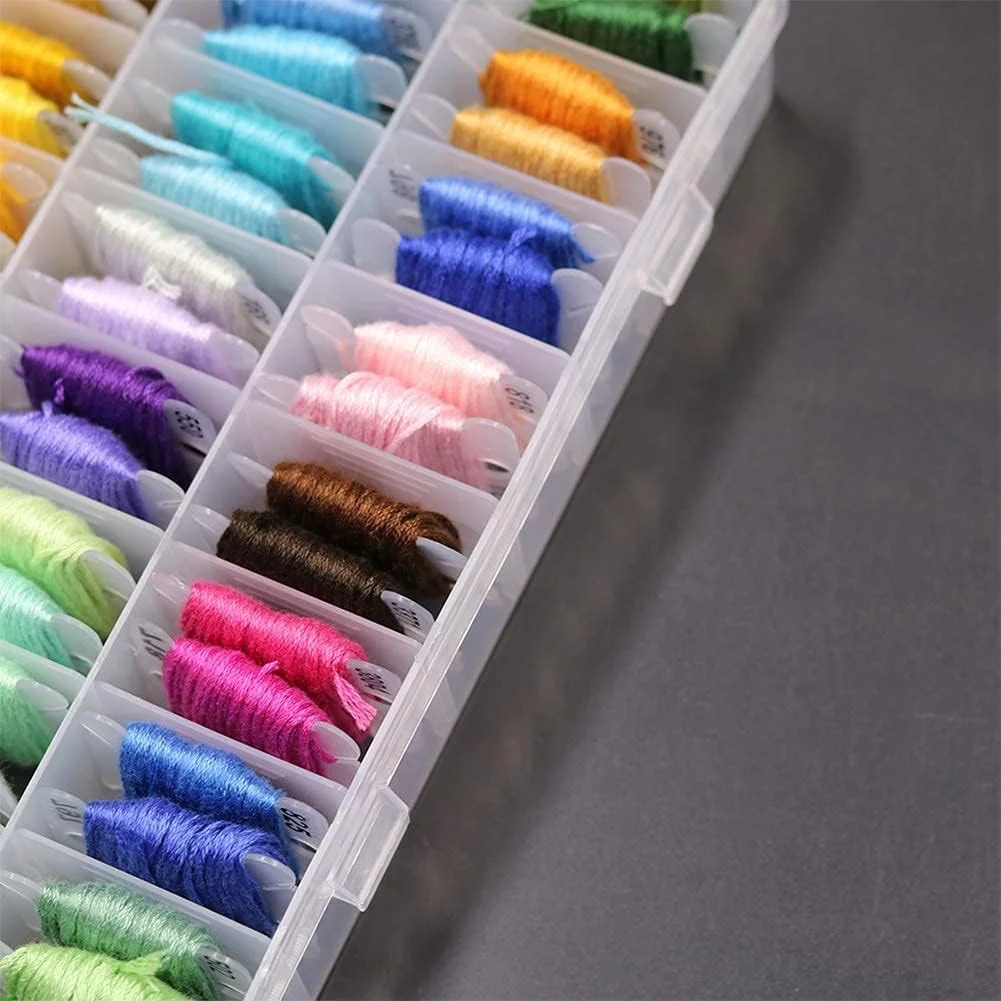 مجموعه قرقره نخ دندان با جعبه سازمان دهنده نخ گلدوزی، 120 عدد قرقره نخ دندان پلاستیکی سخت، 1 عدد نخ پیچ، 256 عدد برچسب برای نخ گلدوزی، نخ های کوک متقاطع، کاردستی، خیاطی DIY مجموعه قرقره نخ دندان با جعبه سازمان دهنده نخ گلدوزی، 120 عدد قرقره نخ دندان پلاستیکی سخت، 1 عدد نخ پیچ، 256 عدد برچسب برای نخ گلدوزی، نخ های کوک متقاطع، کاردستی، خیاطی DIY