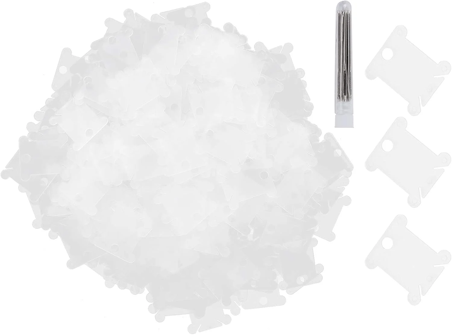 300 عدد ماسوره نخ دندان پلاستیکی، ماسوره نخ دندان، صفحه سیم پیچی شفاف برای گلدوزی 300 عدد ماسوره نخ دندان پلاستیکی، ماسوره نخ دندان، صفحه سیم پیچی شفاف برای گلدوزی