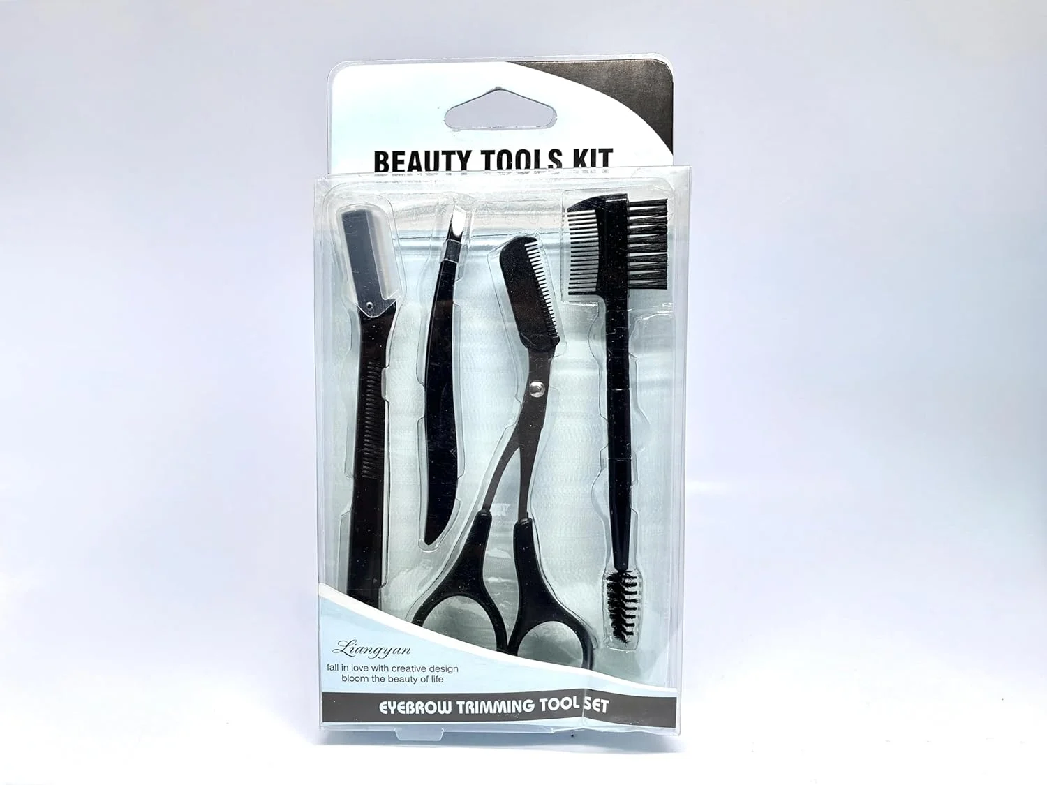 ست کامل اصلاح ابرو برای آقایان و بانوان - ست 4 تکه شکل دهی ابرو شامل تیغ، قیچی، موچین و برس - ست حرفه ای اصلاح و شانه موهای صورت ست کامل اصلاح ابرو برای آقایان و بانوان - ست 4 تکه شکل دهی ابرو شامل تیغ، قیچی، موچین و برس - ست حرفه ای اصلاح و شانه موهای صورت