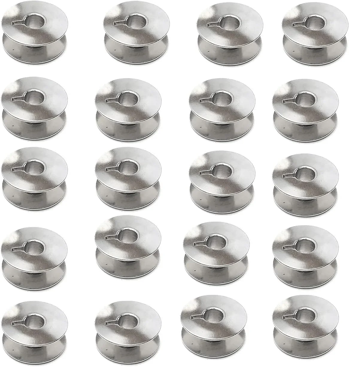 ماسوره فلزی Bequilter، بسته 30 عددی، سازگار با چرخ خیاطی های Brother Janome Juki DDL-555, DDL-227, DDL-5530, DDL-555, TL-2000Qi, TL-2010Q TL-2200QVP Mini #55623S