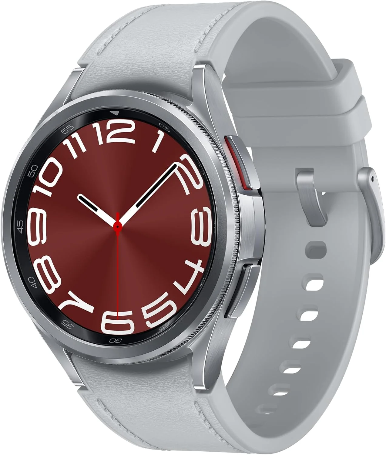 ساعت هوشمند سامسونگ مدل WATCH6 CLASSIC-SMALL BT 43MM نقره ای