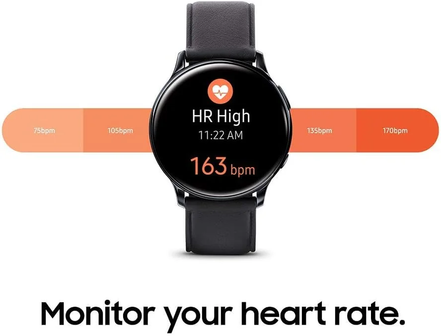 ساعت هوشمند سامسونگ گلکسی واچ اکتیو 2، سایز 44 میلیمتر، نسخه ایالات متحده، GPS، بلوتوث، پایش پیشرفته سلامتی، ردیابی تناسب اندام، باتری با دوام طولانی، مشکی آکوآ ساعت هوشمند سامسونگ گلکسی واچ اکتیو 2، سایز 44 میلیمتر، نسخه ایالات متحده، GPS، بلوتوث، پایش پیشرفته سلامتی، ردیابی تناسب اندام، باتری با دوام طولانی، مشکی آکوآ