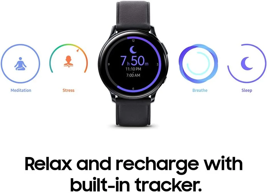 ساعت هوشمند سامسونگ گلکسی واچ اکتیو 2، سایز 44 میلیمتر، نسخه ایالات متحده، GPS، بلوتوث، پایش پیشرفته سلامتی، ردیابی تناسب اندام، باتری با دوام طولانی، مشکی آکوآ ساعت هوشمند سامسونگ گلکسی واچ اکتیو 2، سایز 44 میلیمتر، نسخه ایالات متحده، GPS، بلوتوث، پایش پیشرفته سلامتی، ردیابی تناسب اندام، باتری با دوام طولانی، مشکی آکوآ