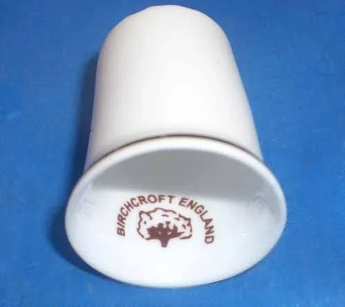 Birchcroft China Thimble - London Marathon 40th Anniversary Commemorative Birchcroft China Thimble - London Marathon 40th Anniversary Commemorative
