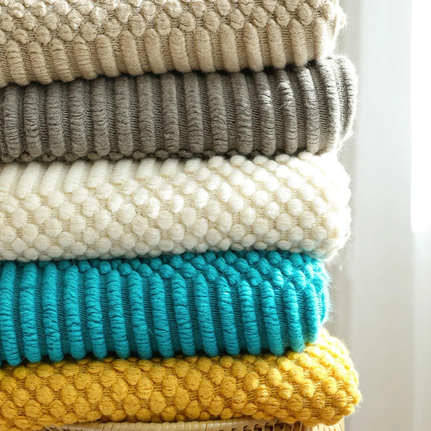 پتو بافت دار بوهوس لنس، پتوهای توری ضخیم بزرگ، پتوهای لوکس وینتیج، روکش پتو مبل پتو بافت دار بوهوس لنس، پتوهای توری ضخیم بزرگ، پتوهای لوکس وینتیج، روکش پتو مبل