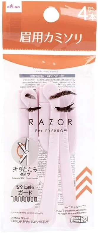 تیغ ابرو دایسو، 4 عددی - صورتی