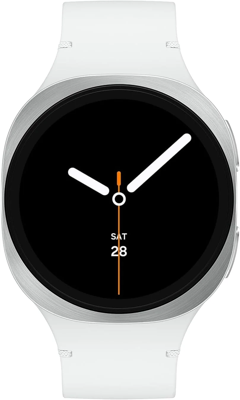 ساعت هوشمند سامسونگ گلکسی Ai Watch 8 نسخه آمریکای لاتین Sm-L330NZ (44 میلیمتر) بلوتوث، نکات سلامتی، ضربان قلب، خواب تا تمرین، ردیاب تناسب اندام (نقرهای/بند سفید SM-L330NZSALTA) ساعت هوشمند سامسونگ گلکسی Ai Watch 8 نسخه آمریکای لاتین Sm-L330NZ (44 میلیمتر) بلوتوث، نکات سلامتی، ضربان قلب، خواب تا تمرین، ردیاب تناسب اندام (نقرهای/بند سفید SM-L330NZSALTA)