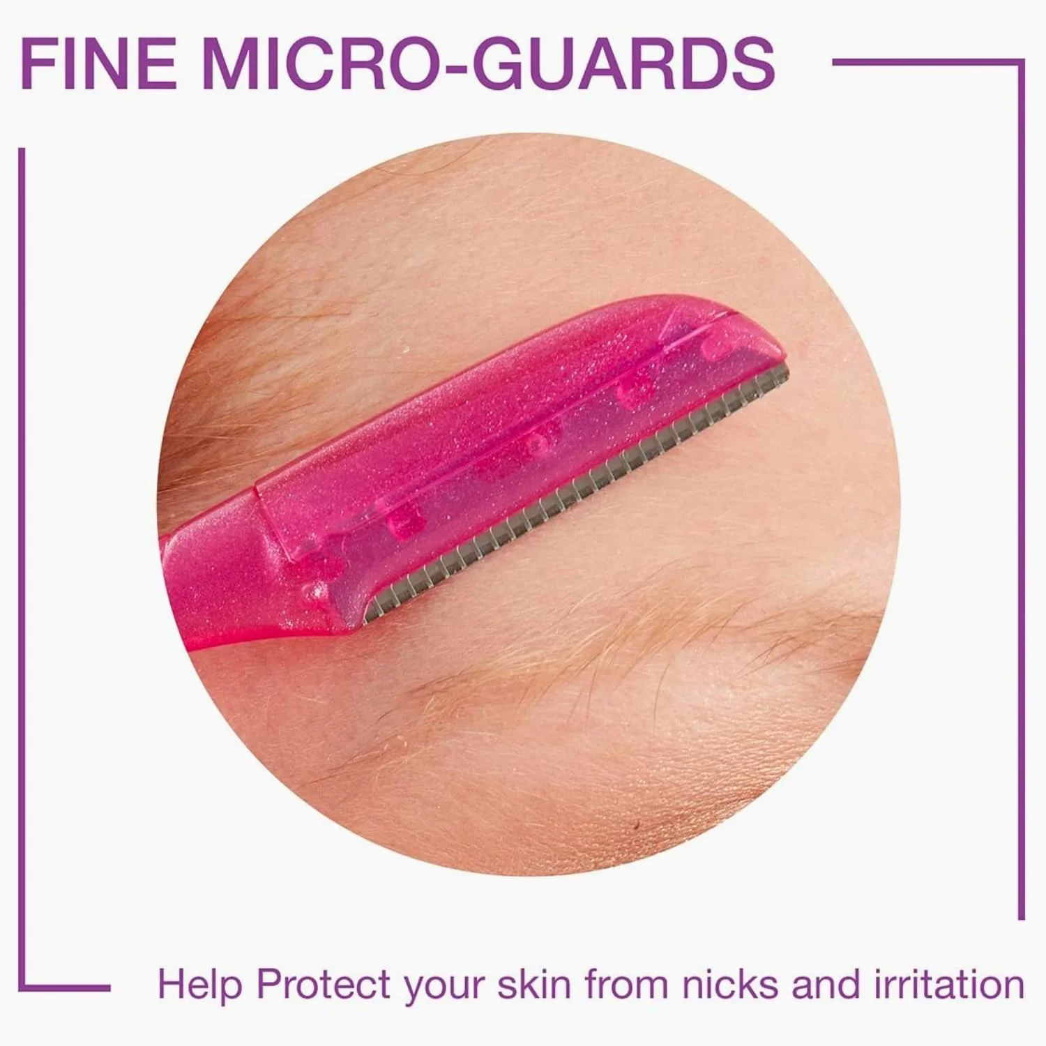 تیغ های درماپلینینگ زنانه، 3 عدد تیغ ابرو، تیغ های زنانه برای از بین بردن موهای صورت و لب بالایی، ابزار درماپلنینگ، حالت دهنده ابرو زنانه، از بین برنده موهای کرکی صورت زنانه