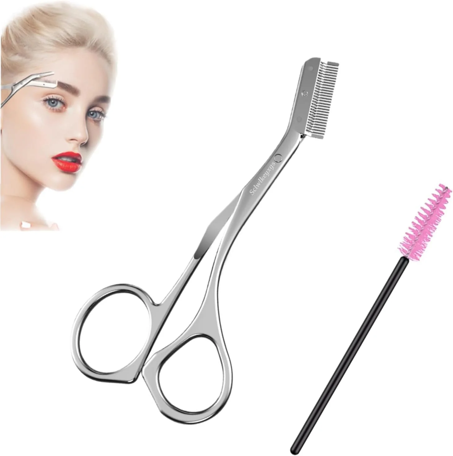 قیچی اصلاح و شانه ابرو برای آقایان و بانوان - تیغ های ابرو دقیق با شانه و برس تمیز کننده برای ابروهای خوش فرم قیچی اصلاح و شانه ابرو برای آقایان و بانوان - تیغ های ابرو دقیق با شانه و برس تمیز کننده برای ابروهای خوش فرم