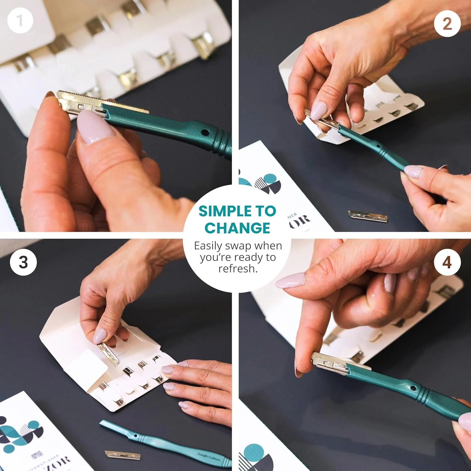 مجموعه 20 عددی تیغ یدک Jungle Culture برای تیغ های درماپلنینگ - تیغ های جایگزین صورت برای شکل دادن به ابرو، لایه برداری دقیق و از بین بردن مو برای داشتن پوستی درخشان و صاف مجموعه 20 عددی تیغ یدک Jungle Culture برای تیغ های درماپلنینگ - تیغ های جایگزین صورت برای شکل دادن به ابرو، لایه برداری دقیق و از بین بردن مو برای داشتن پوستی درخشان و صاف