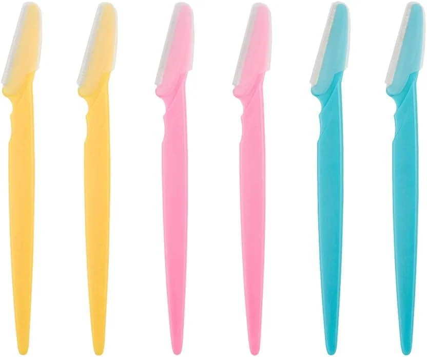 تیغ ابرو ILLUVA، موبر صورت، اصلاح کننده و حالت دهنده، ابزار لایه برداری درماپلنینگ برای زنان و مردان، 6 عدد تیغ ابرو ILLUVA، موبر صورت، اصلاح کننده و حالت دهنده، ابزار لایه برداری درماپلنینگ برای زنان و مردان، 6 عدد