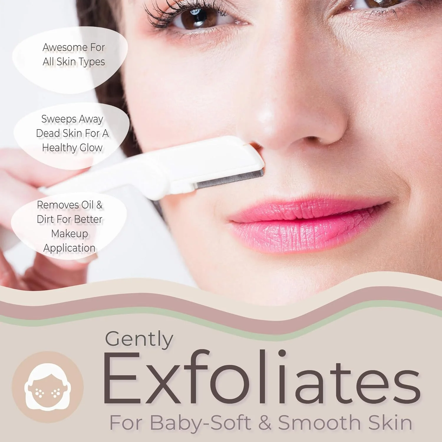 ابزار درماپلنینگ Jasclair - تیغ درماپلین آسان برای استفاده برای صورت - تیغ صورت زنانه که به لایه برداری و صاف شدن پوست کمک می کند - 9 عدد (بسته 1 عددی) - سفید ابزار درماپلنینگ Jasclair - تیغ درماپلین آسان برای استفاده برای صورت - تیغ صورت زنانه که به لایه برداری و صاف شدن پوست کمک می کند - 9 عدد (بسته 1 عددی) - سفید