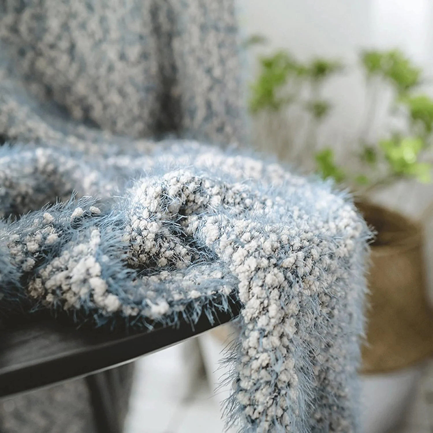 پتو بافتنی تِدنیدز، پتو با ذرات تسکین دهنده فشار، نخ پر، مناسب برای خانواده و دوستان