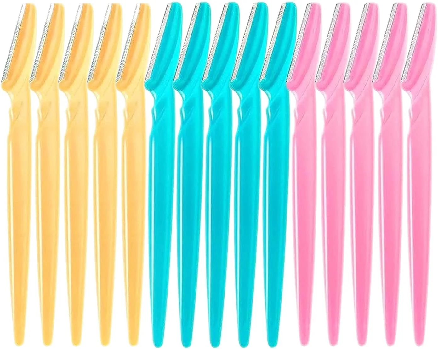 تیغ ابرو KASTWAVE، 15 عدد تیغ ابرو، تیغ ابرو و تیغ صورت برای زنان، ابزار لایه برداری چند منظوره، تیغ صورت و شکل دهنده ابرو برای زنان یا مردان با پوشش دقیق (15 عدد) تیغ ابرو KASTWAVE، 15 عدد تیغ ابرو، تیغ ابرو و تیغ صورت برای زنان، ابزار لایه برداری چند منظوره، تیغ صورت و شکل دهنده ابرو برای زنان یا مردان با پوشش دقیق (15 عدد)