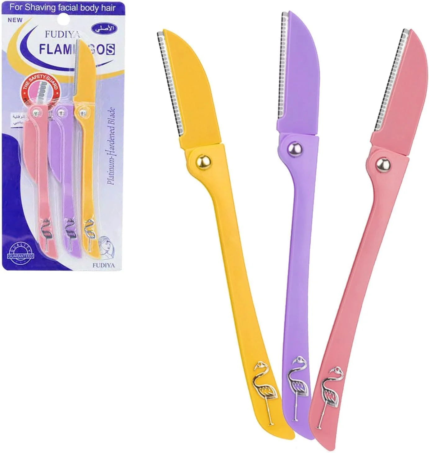 تیغ ابرو زنانه HIQUAY، 3 عددی، حالت دهنده ابرو تاشو، ابزار درماپلنینگ برای از بین بردن ایمن و آسان موهای صورت، لایه برداری صورت، از بین بردن موهای صورت و اصلاح بدن تیغ ابرو زنانه HIQUAY، 3 عددی، حالت دهنده ابرو تاشو، ابزار درماپلنینگ برای از بین بردن ایمن و آسان موهای صورت، لایه برداری صورت، از بین بردن موهای صورت و اصلاح بدن