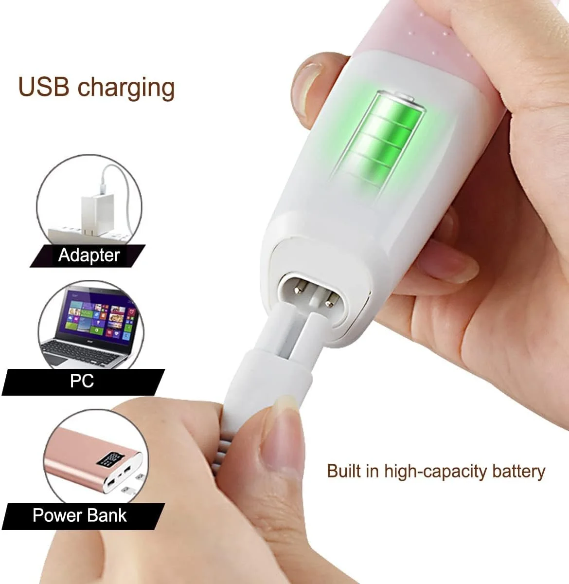 ست تیغ اصلاح برقی KASTWAVE، موبر صورت زنانه، تیغ ابرو، موزن بینی، اصلاح کننده بدون درد صورت، بدن، بیکینی، چند منظوره، قابل شارژ و ضد آب