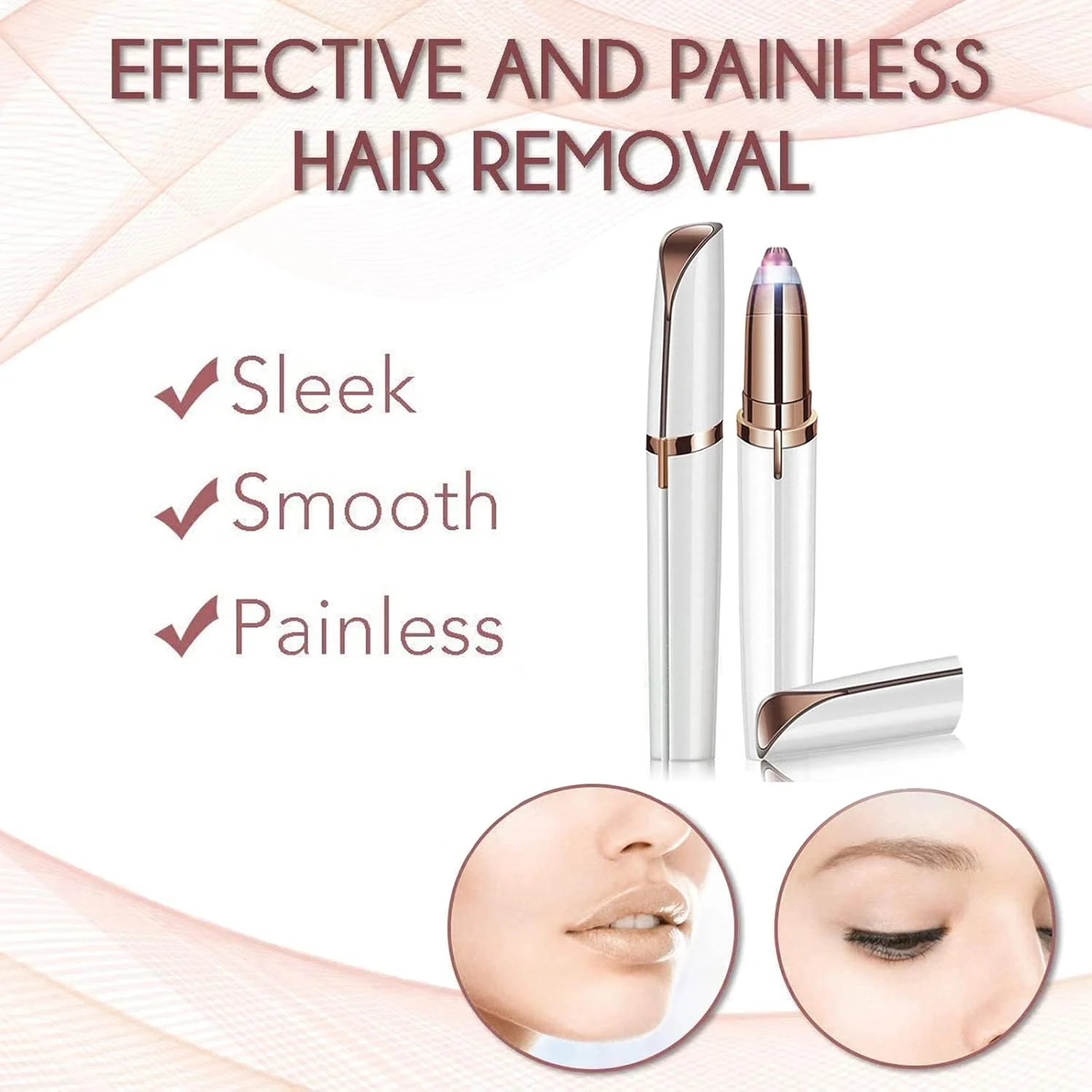 موزن ابرو شارژی Lonnalee، موزن کوچک بدن برای زنان، مناسب ابرو، لب، بینی، بدن و صورت به همراه برس تمیز کننده موزن ابرو شارژی Lonnalee، موزن کوچک بدن برای زنان، مناسب ابرو، لب، بینی، بدن و صورت به همراه برس تمیز کننده