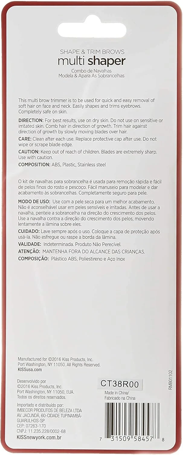 ست فرم دهنده و مرتب کننده ابرو چند منظوره کیس مدل Shape & Trim Brows RMB01 ست فرم دهنده و مرتب کننده ابرو چند منظوره کیس مدل Shape & Trim Brows RMB01