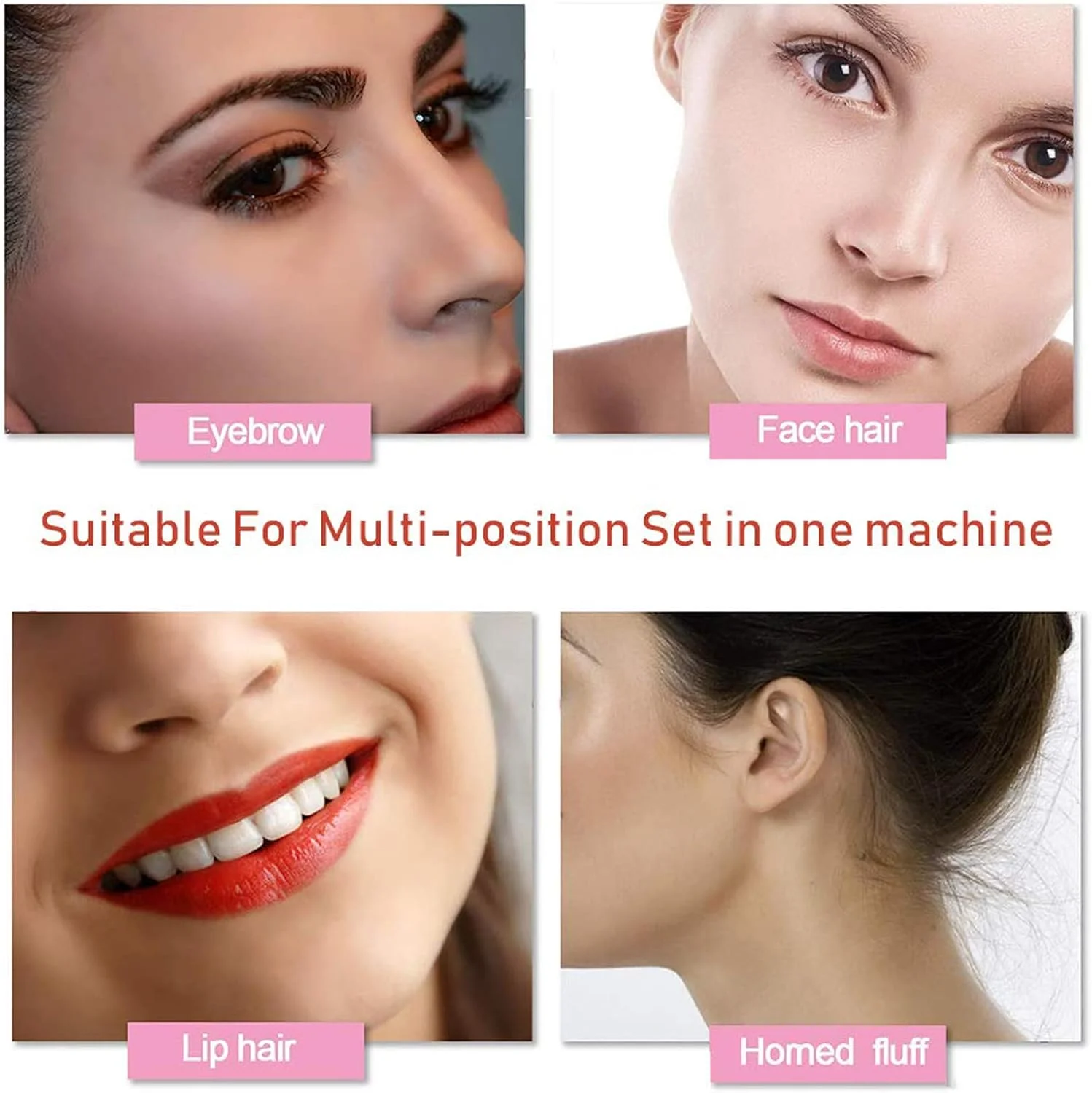 موزن ابرو شارژی Lonnalee، موزن کوچک بدن برای زنان، مناسب ابرو، لب، بینی، بدن و صورت به همراه برس تمیز کننده موزن ابرو شارژی Lonnalee، موزن کوچک بدن برای زنان، مناسب ابرو، لب، بینی، بدن و صورت به همراه برس تمیز کننده