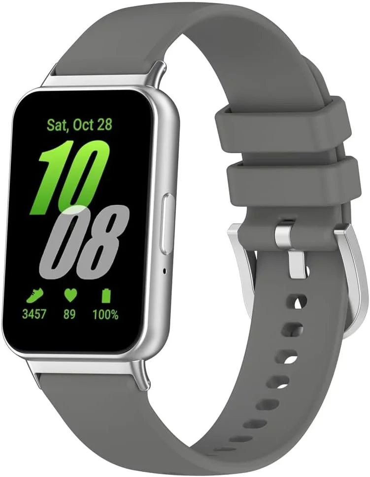 بند ساعت Waekethy برای Samsung Galaxy Fit 3 SM-R390، بند سیلیکونی نرم جایگزین بند ساعت هوشمند سازگار با Samsung Galaxy Fit 3 SM R390