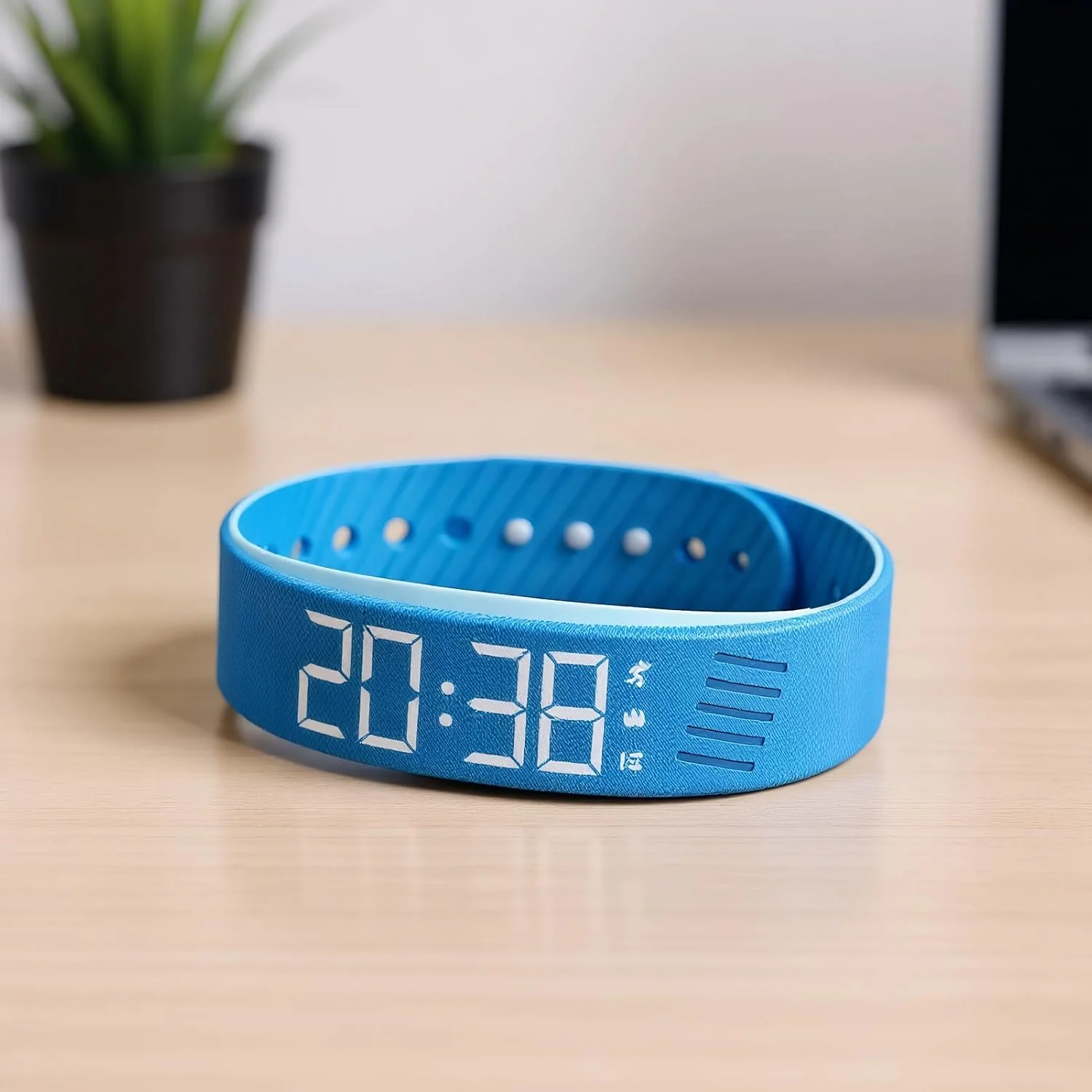 ساعت مچی زنگ دار لرزشی - ساعت مچی دیجیتال با ساعت زنگ دار، ساعت هوشمند مچی قابل تنظیم ضد چرت زدن برای کودکان، زنان، مردان، اتاق خواب، ورزش، کار، مسافرت، فضای باز