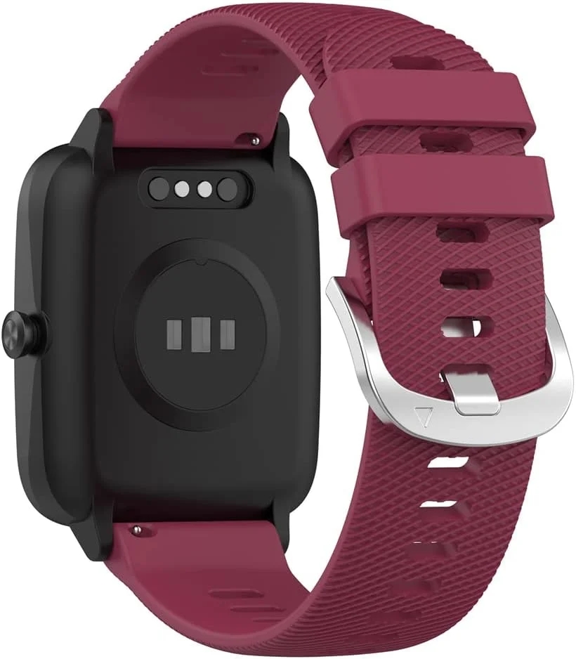 دستبند Tyogeephy سازگار با ساعت هوشمند Willful SW021 ID205L ID205، بند جایگزین مردانه و زنانه، بند سیلیکونی نرم و ضد آب با قابلیت رهاسازی سریع برای ساعت هوشمند SW021 ID205L