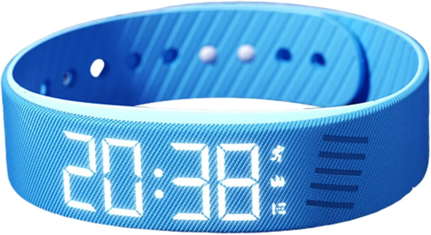 ساعت مچی با زنگ هشدار - ساعت دیجیتال مچی با زنگ لرزشی - ساعت هوشمند مچی با بند قابل تنظیم برای کودکان، زنان، مردان، افراد با خواب سنگین، ورزش، مسافرت، مدرسه، فضای باز، تولد