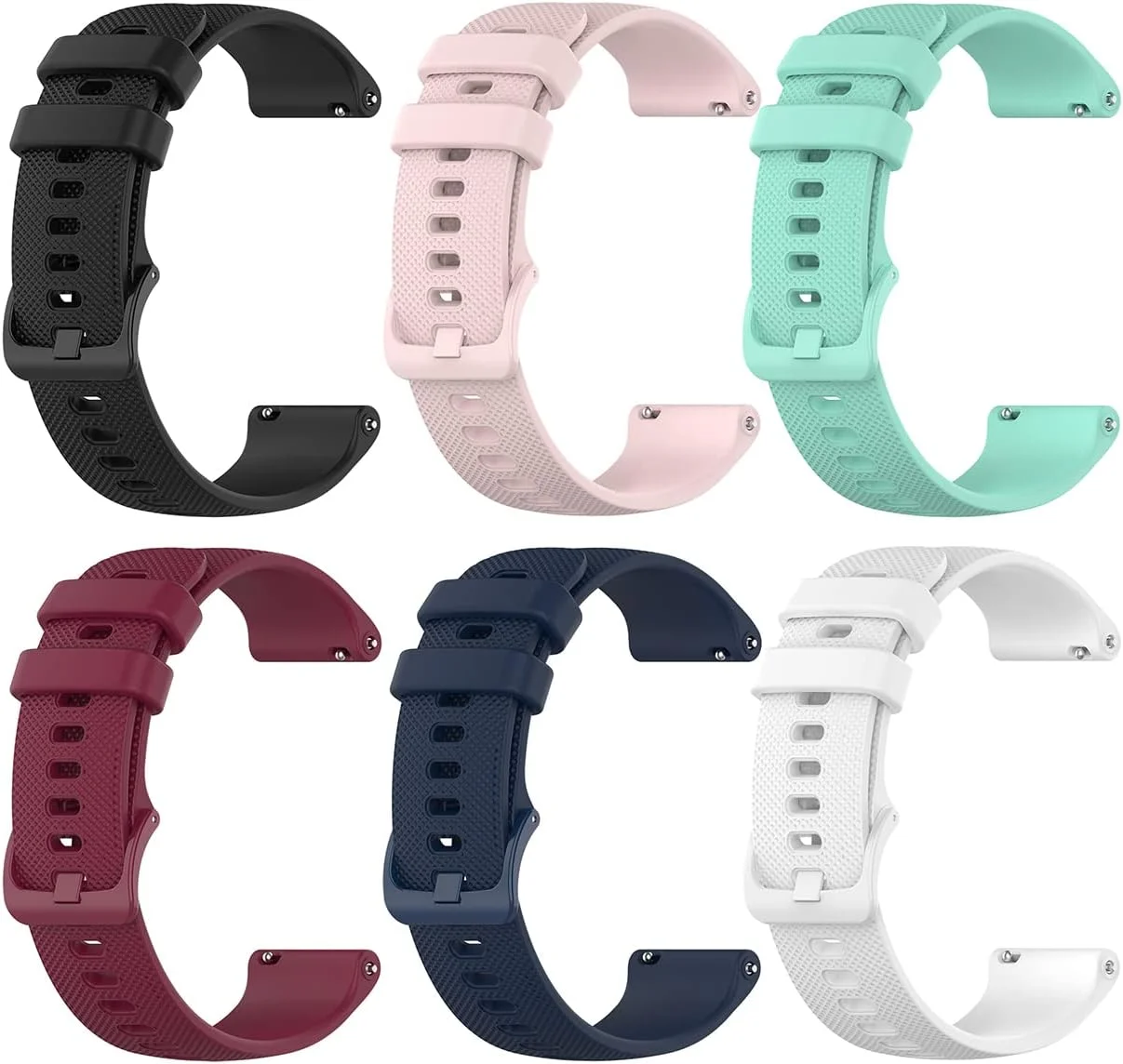 بسته 6 عددی بند ساعت TenCloud سازگار با ساعت هوشمند Mindrose H80، بند جایگزین، بندهای اسپرت ساعت مچی مناسب برای ردیاب تناسب اندام باریک Mindrose 1.47 اینچی