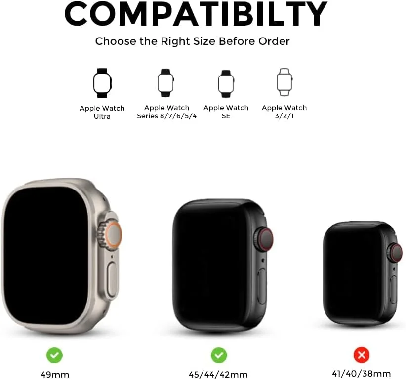 بند نایلونی کشی O Ozone سازگار با اپل واچ سری 10 | Ultra 2 | 8 Ultra | 9 | 8 | 7 | 6، 49/46/45/44/42/41/40/38 میلی‌متر، مچ بند جایگزین سیلیکونی نرم ضد آب زنانه مردانه