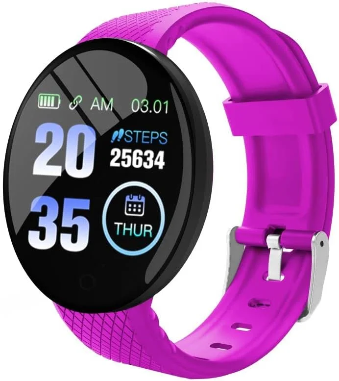 ساعت هوشمند OUNA، ساعت هوشمند D18 با صفحه نمایش 1.3 اینچی، ضد آب، پایش ضربان قلب، خواب و یادآوری عدم تحرک