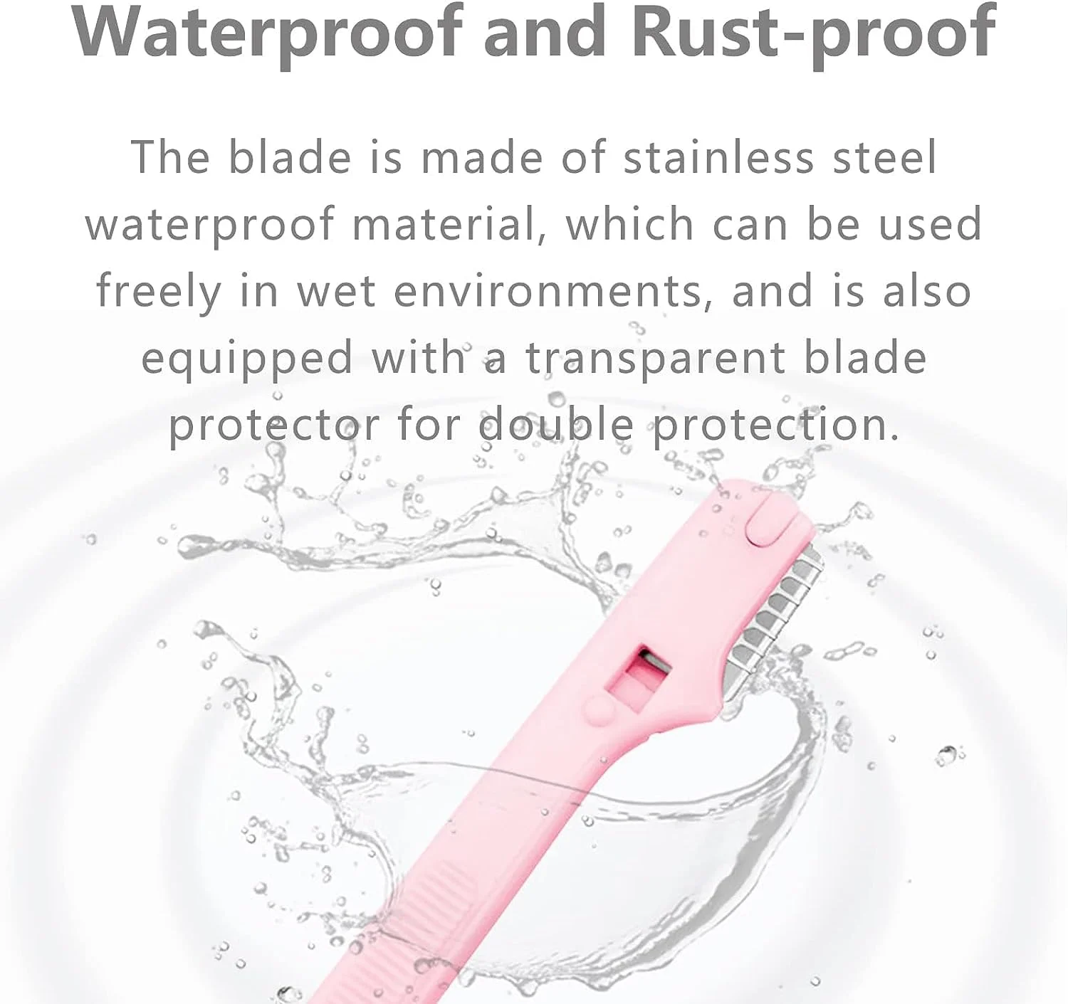 تیغ ابرو NALACAL، 6 عدد مینی تیغ ابرو چند منظوره لایه بردار و ابزار لایه برداری تیغ صورت برای زنان تیغه های استیل ضد زنگ ایمن و تیز طراحی شده برای زنان و مردان