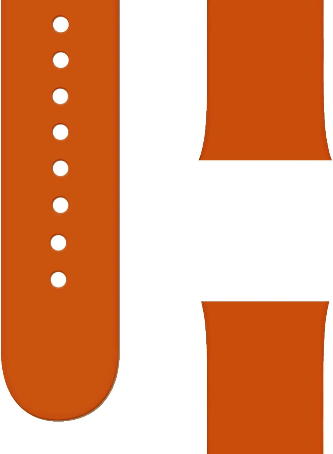 بند ساعت سیلیکونی لغزنده وان اشلون سازگار با بند ساعت هوشمند جایگزین Corbital Impex با قفل دکمه ای