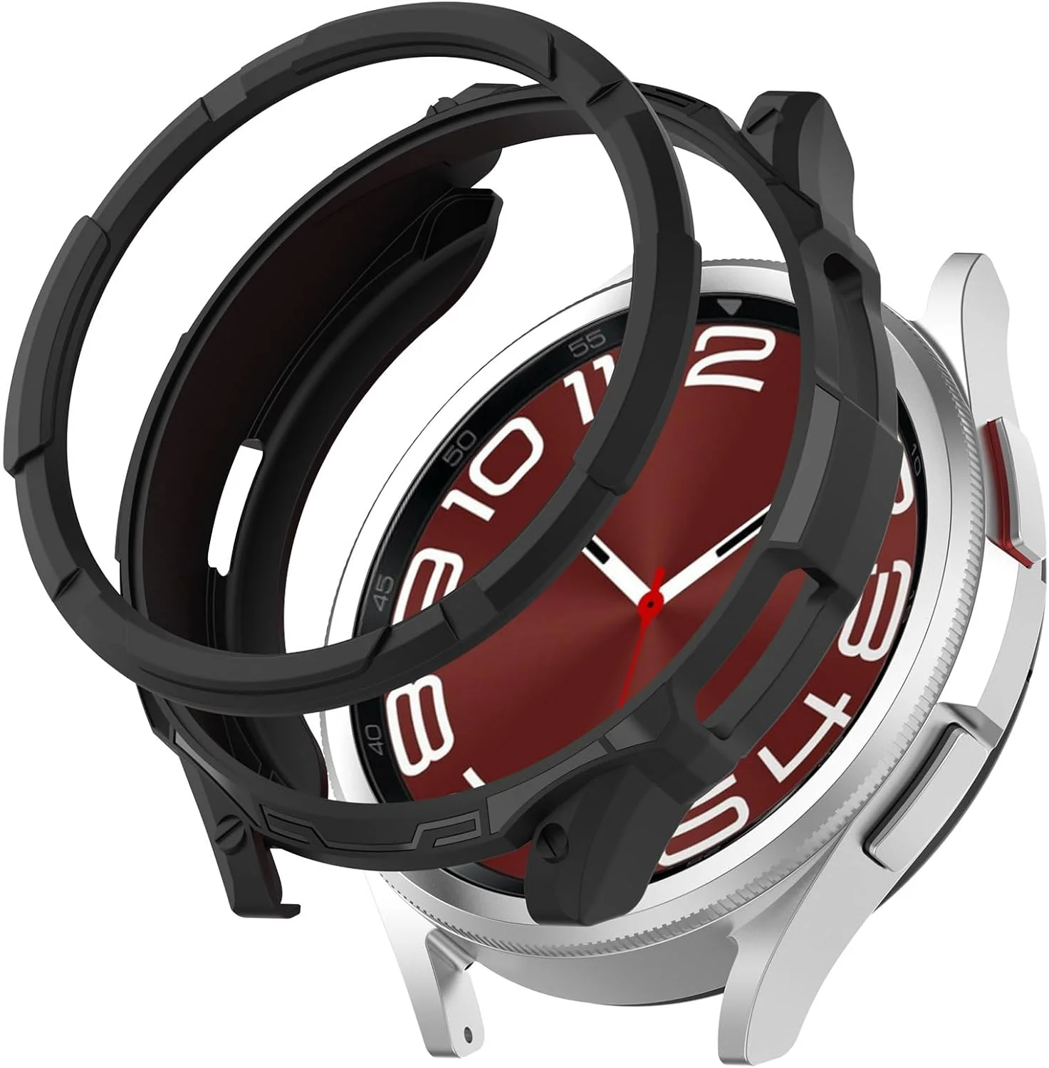 کاور محافظ کامپیوتر AWADUO سازگار با ساعت هوشمند سامسونگ گلکسی واچ 6 کلاسیک 47 میلیمتری، قاب محافظ ساعت هوشمند با حلقه چرخان قاب، لوازم جانبی ساعت نرم و بادوام (مشکی) کاور محافظ کامپیوتر AWADUO سازگار با ساعت هوشمند سامسونگ گلکسی واچ 6 کلاسیک 47 میلیمتری، قاب محافظ ساعت هوشمند با حلقه چرخان قاب، لوازم جانبی ساعت نرم و بادوام (مشکی)