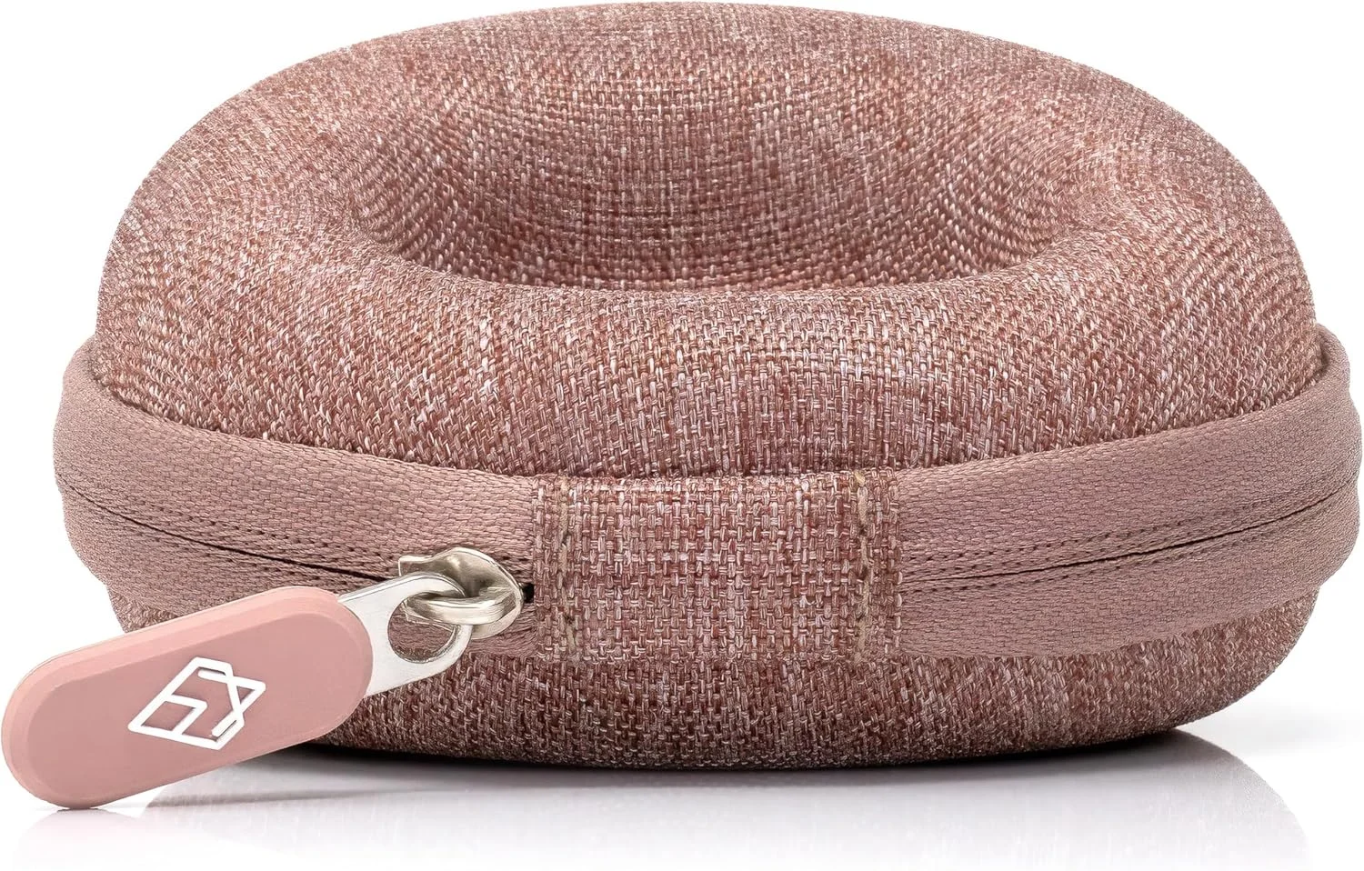 جعبه ساعت AKIELO - جعبه مسافرتی ساعت به همراه پارچه تمیز کننده و جعبه هدیه - مناسب برای ساعت های مچی مردانه و زنانه و ساعت های هوشمند تا 54 میلی متر (نسخه صورتی دودی)