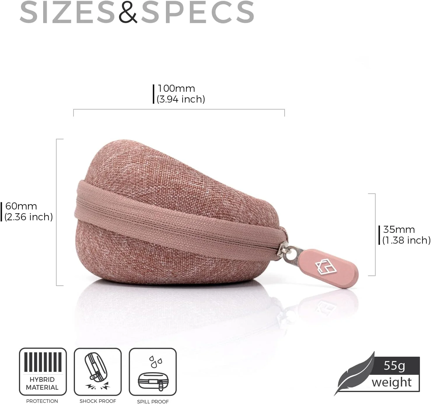 جعبه ساعت AKIELO - جعبه مسافرتی ساعت به همراه پارچه تمیز کننده و جعبه هدیه - مناسب برای ساعت های مچی مردانه و زنانه و ساعت های هوشمند تا 54 میلی متر (نسخه صورتی دودی) جعبه ساعت AKIELO - جعبه مسافرتی ساعت به همراه پارچه تمیز کننده و جعبه هدیه - مناسب برای ساعت های مچی مردانه و زنانه و ساعت های هوشمند تا 54 میلی متر (نسخه صورتی دودی)