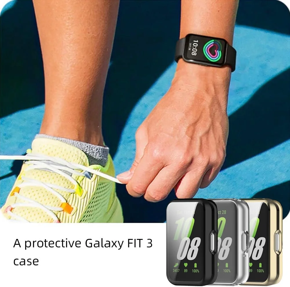 محافظ صفحه نمایش ساعت آزون مدل Samsung Galaxy Fit 3 SM-R390، بسته 3 عددی، کاور نرم TPU مقاوم در برابر خراش، محافظ کامل صفحه نمایش، لوازم جانبی ساعت هوشمند فوق العاده نازک محافظ صفحه نمایش ساعت آزون مدل Samsung Galaxy Fit 3 SM-R390، بسته 3 عددی، کاور نرم TPU مقاوم در برابر خراش، محافظ کامل صفحه نمایش، لوازم جانبی ساعت هوشمند فوق العاده نازک