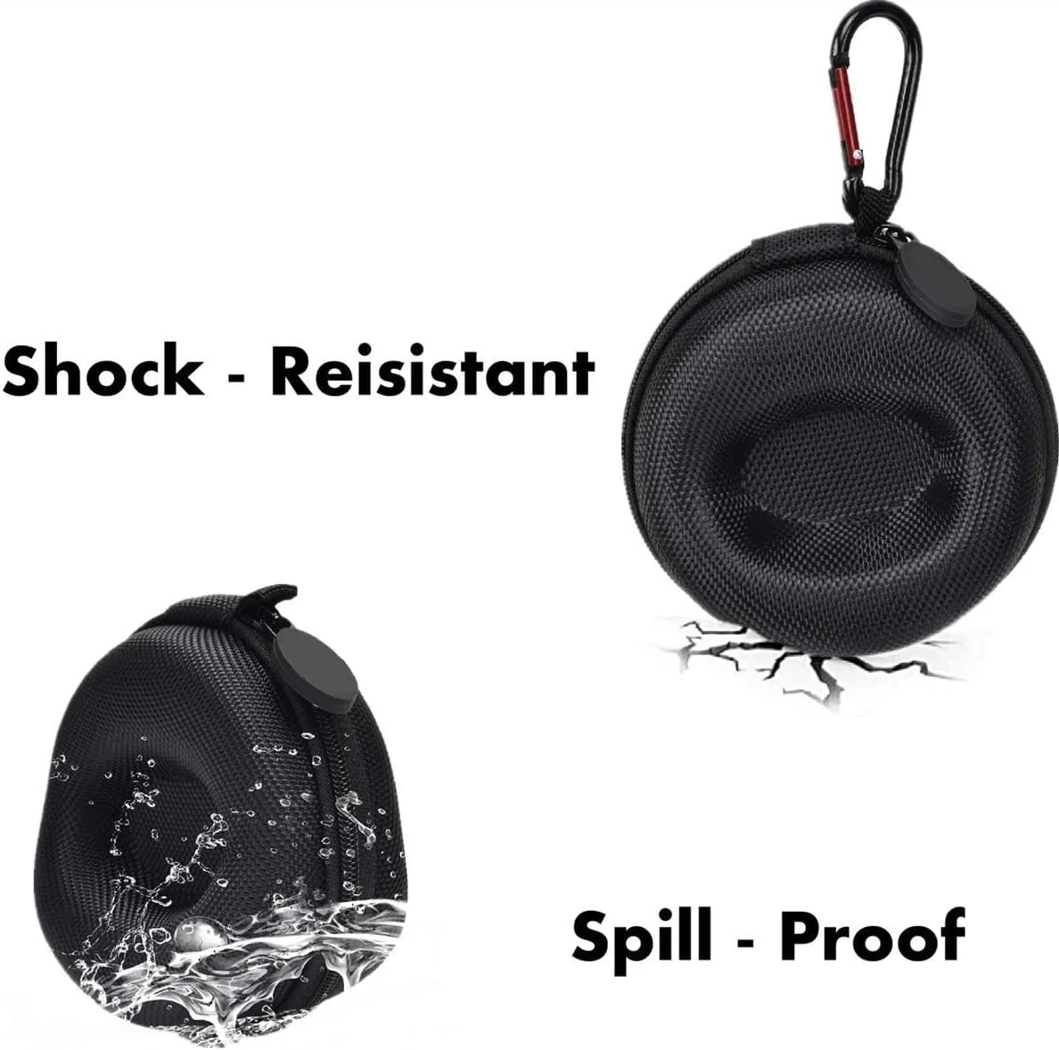 جعبه مسافرتی تکی ساعت Benting، جعبه حمل ساعت مچی، نگهدارنده زیپی ساعت هوشمند برای سفر و فضای باز تا 50 میلی متر، مشکی، 2 عدد جعبه مسافرتی تکی ساعت Benting، جعبه حمل ساعت مچی، نگهدارنده زیپی ساعت هوشمند برای سفر و فضای باز تا 50 میلی متر، مشکی، 2 عدد