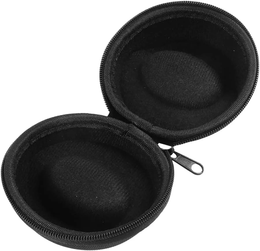 بوکلا، بسته 2 عددی جعبه ساعت مسافرتی زیپ دار، جعبه های نگهداری ساعت تکی برای ساعت های مچی و ساعت های هوشمند تا 50 میلی متر (مشکی)