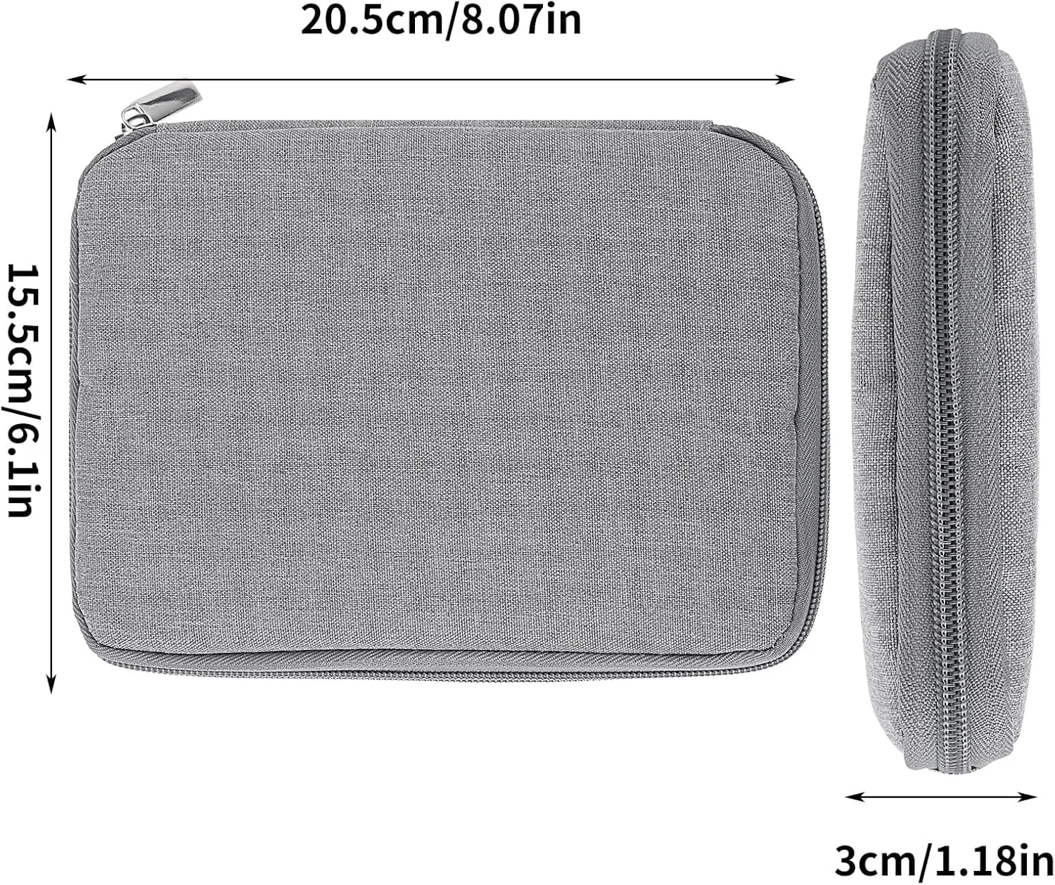 کیف سازمان دهنده بند ساعت MAKINGTEC، کیف نگهداری بند ساعت ضد آب، نگهدارنده بند ساعت هوشمند، جعبه بند ساعت، کیف حمل بند ساعت سازگار با همه بندهای ساعت و لوازم جانبی (خاکستری) کیف سازمان دهنده بند ساعت MAKINGTEC، کیف نگهداری بند ساعت ضد آب، نگهدارنده بند ساعت هوشمند، جعبه بند ساعت، کیف حمل بند ساعت سازگار با همه بندهای ساعت و لوازم جانبی (خاکستری)