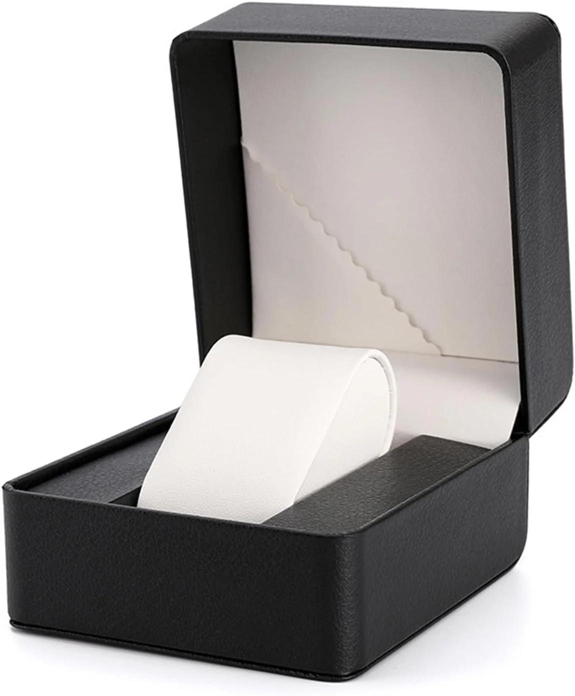 Tazweeq 6 Pack PU Leather Watch Gift Box, Single Watch Storage Case with Removable Pillow, Smart Watch & jewelry,Watch Organizer as Gifts For Birthday, Men and Women