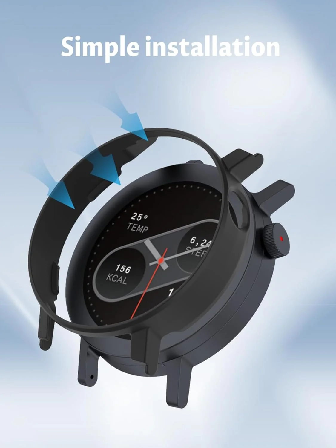 قاب محافظ ساعت هوشمند SKEIDO برای CMF Watch 3 Pro، جنس PC، محافظت در برابر افتادن و خراشیدگی، فریم بامپر (مشکی) قاب محافظ ساعت هوشمند SKEIDO برای CMF Watch 3 Pro، جنس PC، محافظت در برابر افتادن و خراشیدگی، فریم بامپر (مشکی)