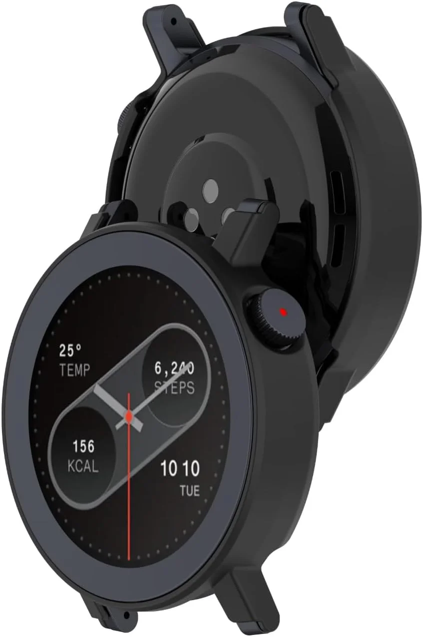 قاب محافظ ساعت هوشمند SKEIDO برای CMF Watch 3 Pro، جنس PC، محافظت در برابر افتادن و خراشیدگی، فریم بامپر (مشکی) قاب محافظ ساعت هوشمند SKEIDO برای CMF Watch 3 Pro، جنس PC، محافظت در برابر افتادن و خراشیدگی، فریم بامپر (مشکی)