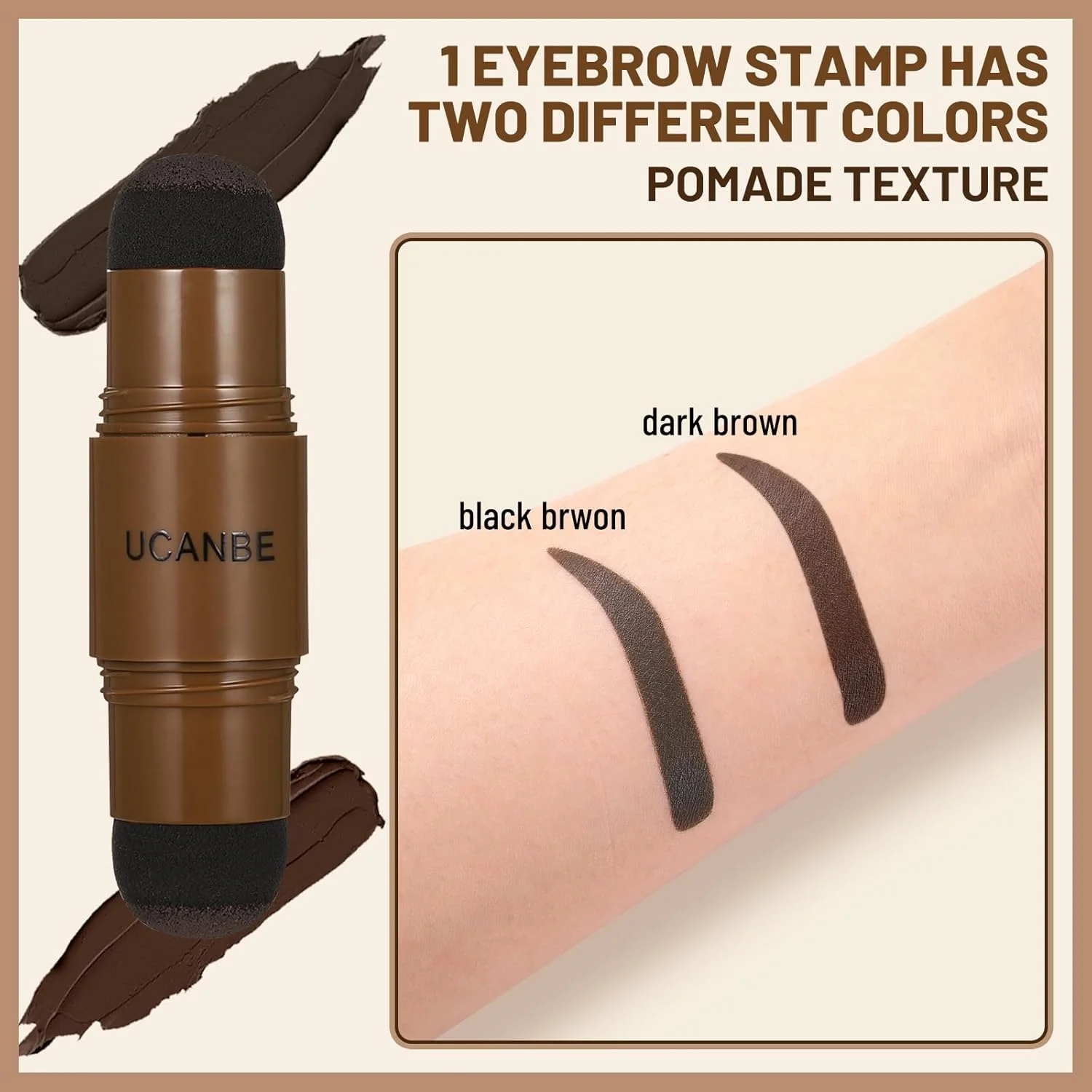 ست مهر ابرو 25 تکه UCANBE با پماد ابرو دو رنگ، 20 شابلون ابرو قابل استفاده مجدد، پودر فیکس، برس، تیغ ابرو، کیف زیپ دار، کیت ضد آب برای مهر و حالت دادن به ابرو 04 ست مهر ابرو 25 تکه UCANBE با پماد ابرو دو رنگ، 20 شابلون ابرو قابل استفاده مجدد، پودر فیکس، برس، تیغ ابرو، کیف زیپ دار، کیت ضد آب برای مهر و حالت دادن به ابرو 04