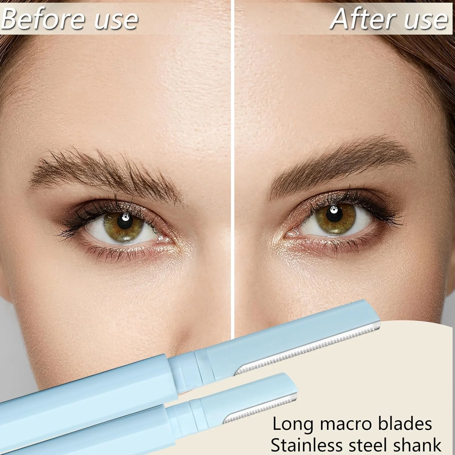 تیغ صورت زنانه برای ابزار درماپلنینگ، تیغ ابرو زنانه با تیغه های دو سر برای از بین بردن موهای کرکی صورت در خانه، موبر صورت Vertex Beauty، تیغ های لایه بردار مسافرتی (8 عددی) تیغ صورت زنانه برای ابزار درماپلنینگ، تیغ ابرو زنانه با تیغه های دو سر برای از بین بردن موهای کرکی صورت در خانه، موبر صورت Vertex Beauty، تیغ های لایه بردار مسافرتی (8 عددی)